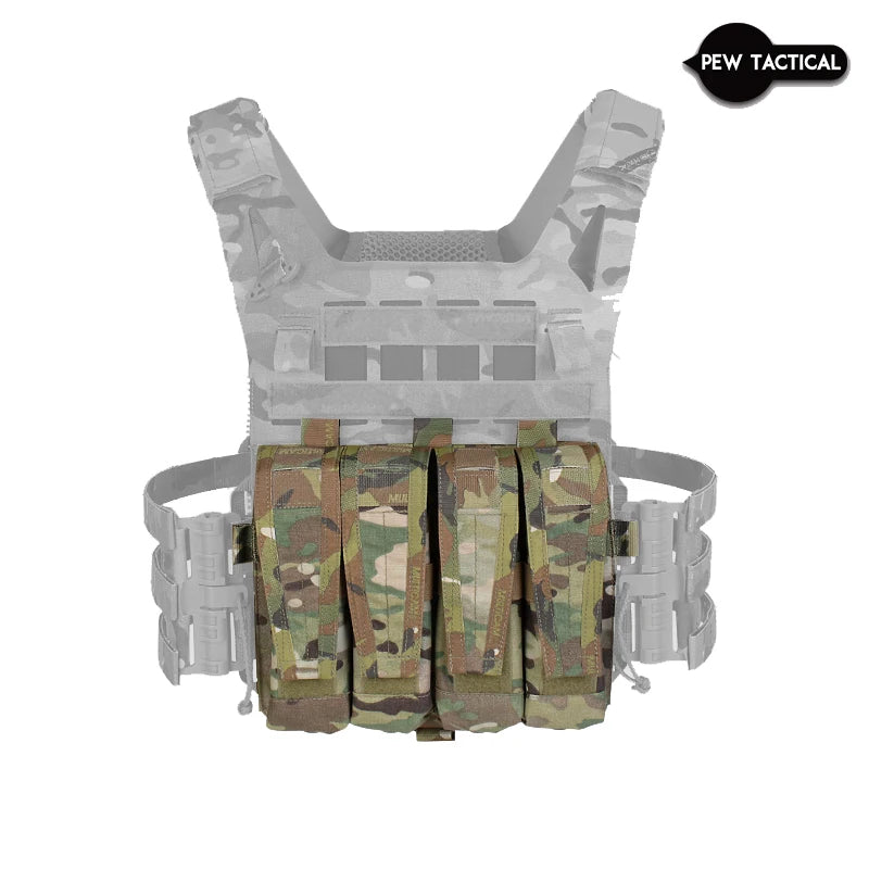 PEW Tactical Outdoor  Avs Detachable Flap Smg 9mm .45 Hunting Colete Tatico Militar Magazine Clip Pouch Airsoft Accessories