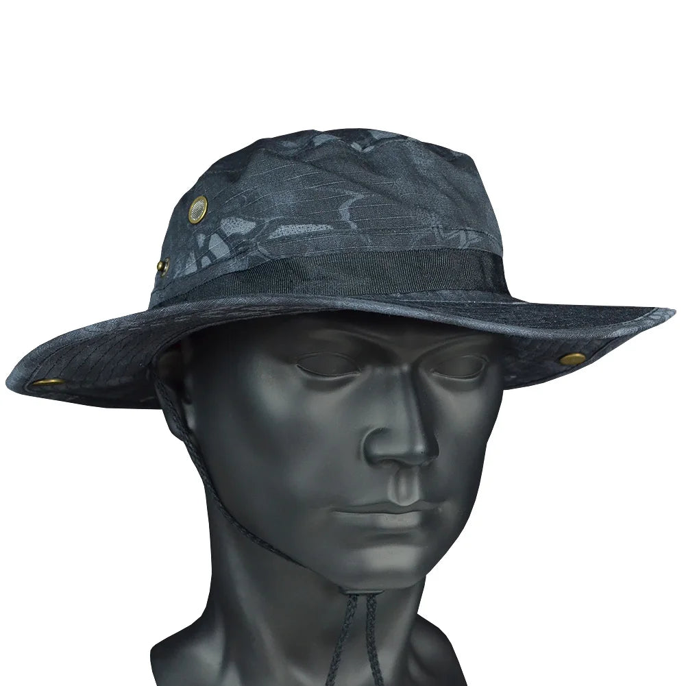 Tactical Airsoft  Sniper Camouflage Boonie Hats Nepalese Cap Militares Army Mens American Military Accessories A-tacs FG