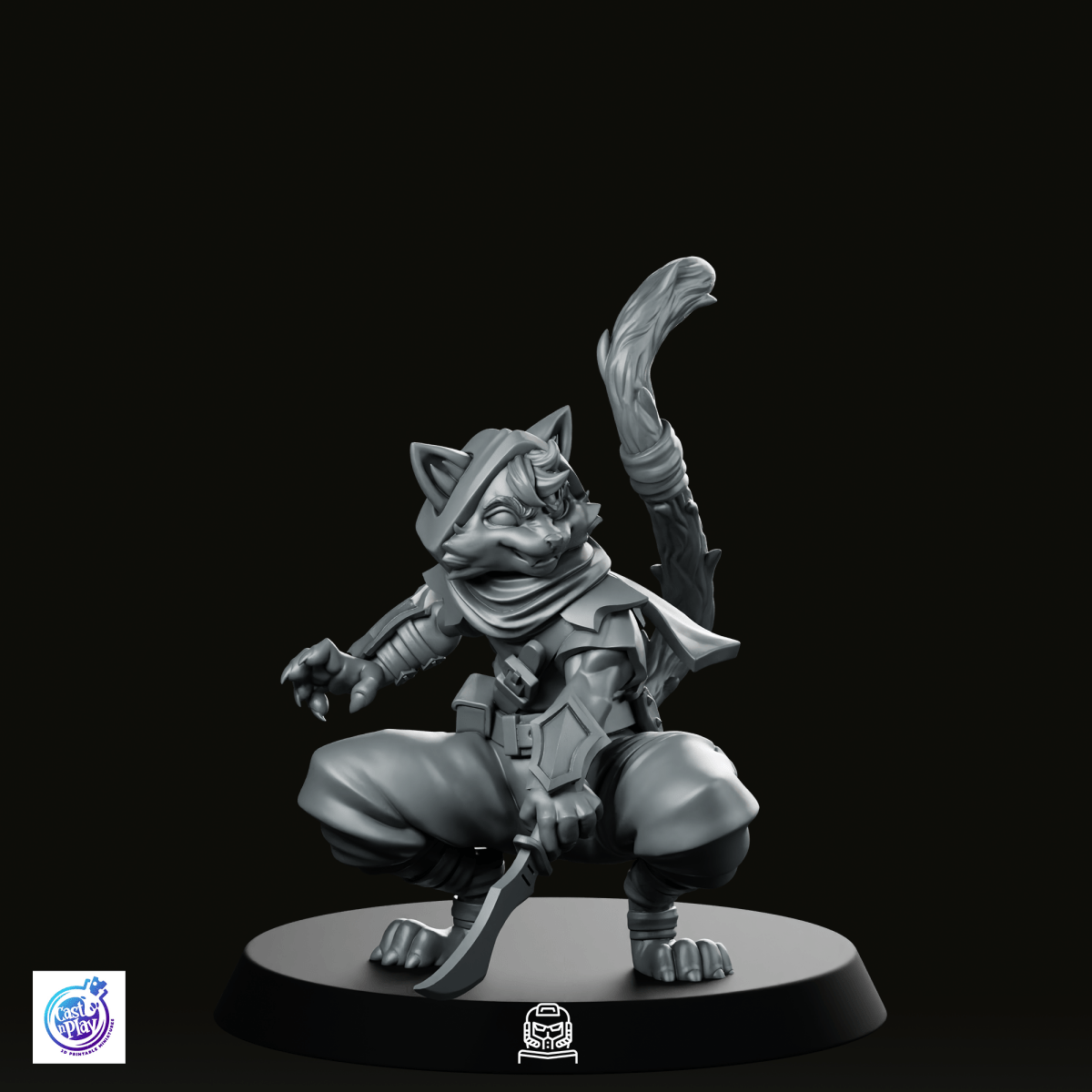 Catfolk Rogue Miniature
