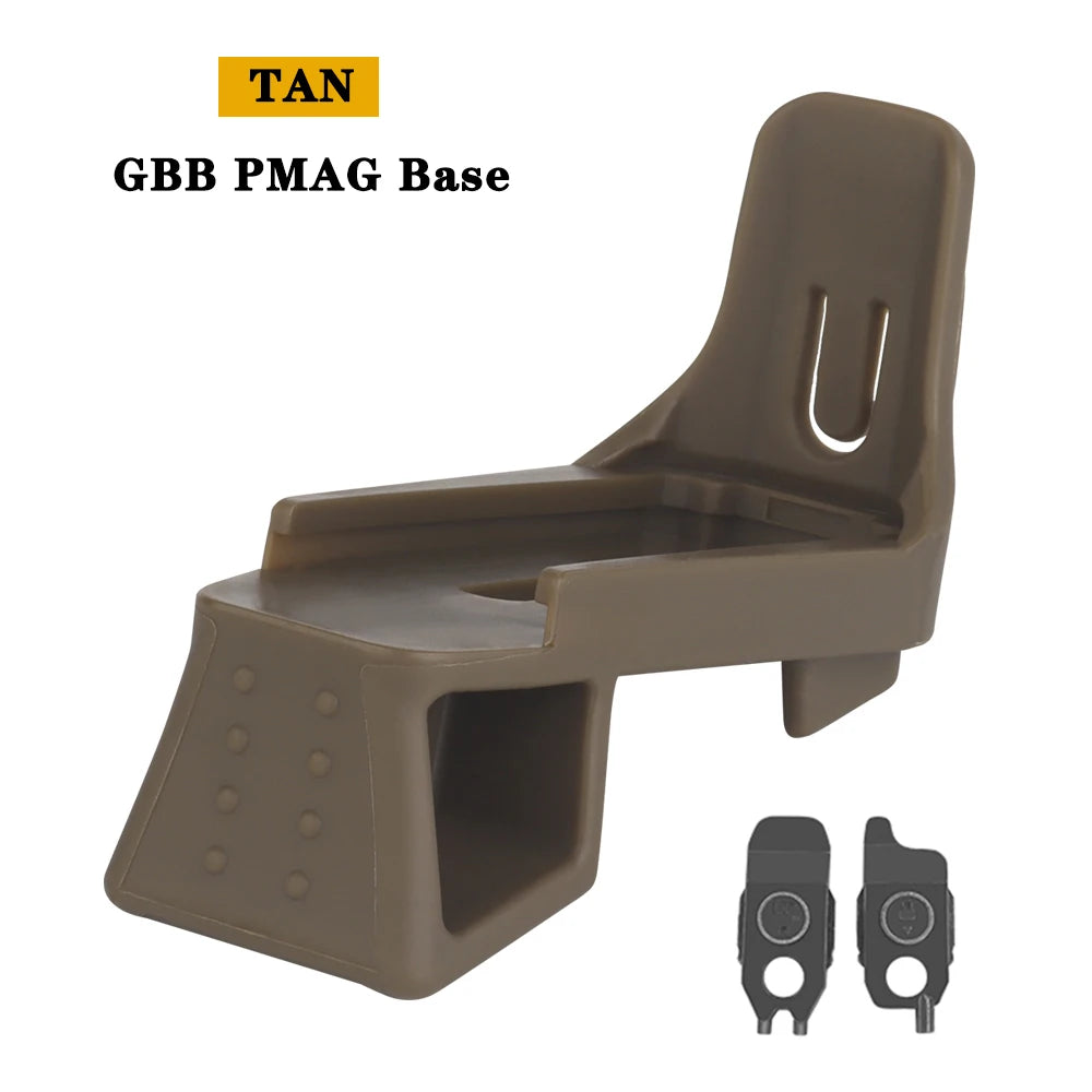Tactical Airsoft GBB PMAG Magazine Base Quick-Pull Prone Support With PEQ Night Vision Scope Adjustment Tool For Shooting Drill