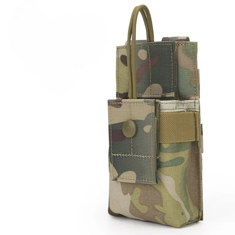 1000D Nylon Tactical Universal MOLLE Walkie Talkie Bag Military Hunting Portable Airsoft Accessories Wargame CS Gear Supplies