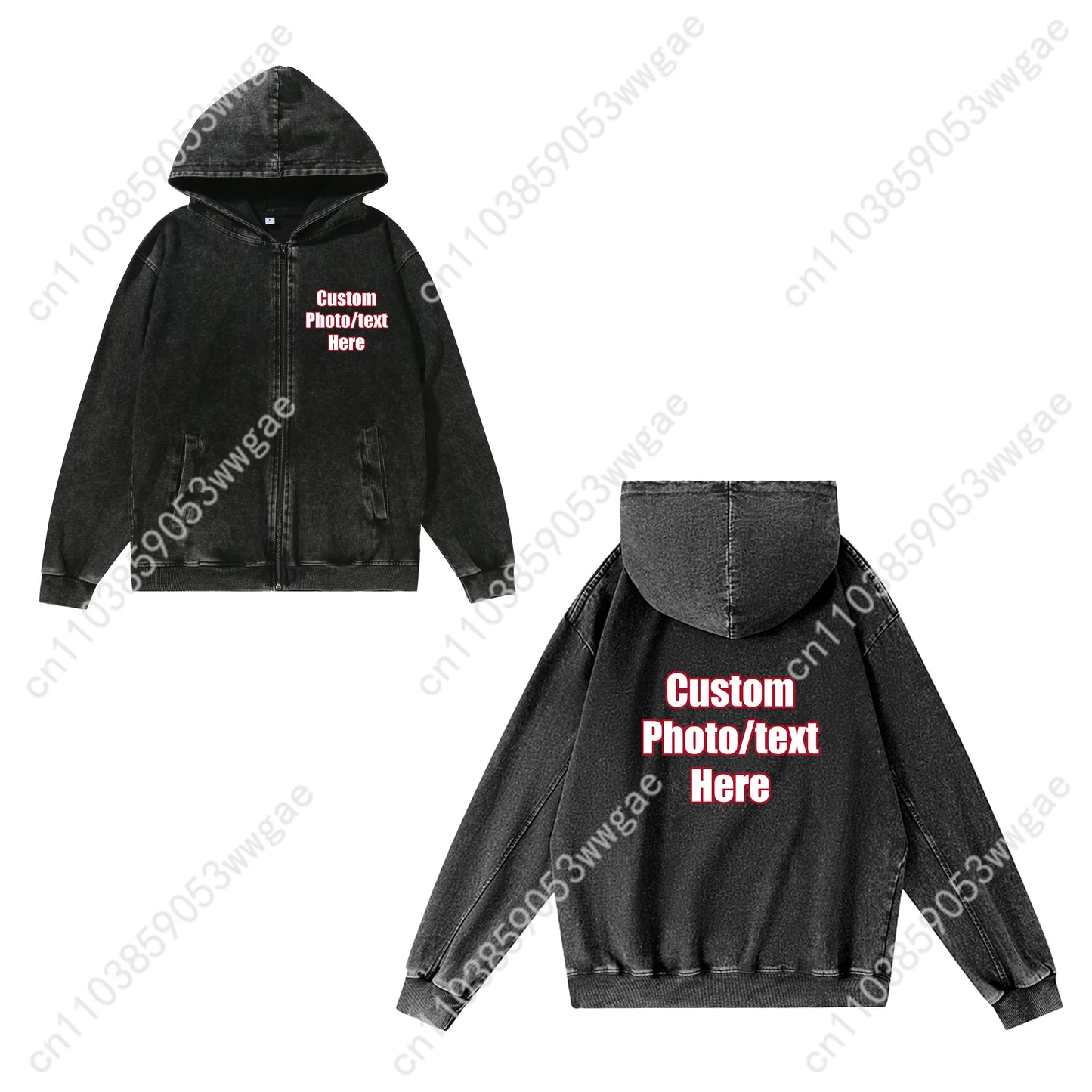 Ozzy Osbourne Rock Band Zipper Sweatshirt Man Woman Vintage Hoodies Sweat Shirt With Pocket Full Zip Customized Jacket Tops