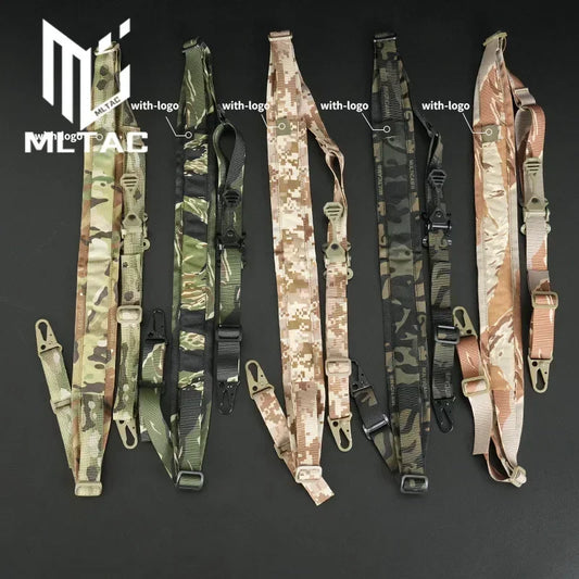 Tactical 2 Point Modular Rifle Sling Shooting Hunting Weapo Fast Shoulder Strap Portable Adjustable Sling Rope Fit M4 Ak Ar15