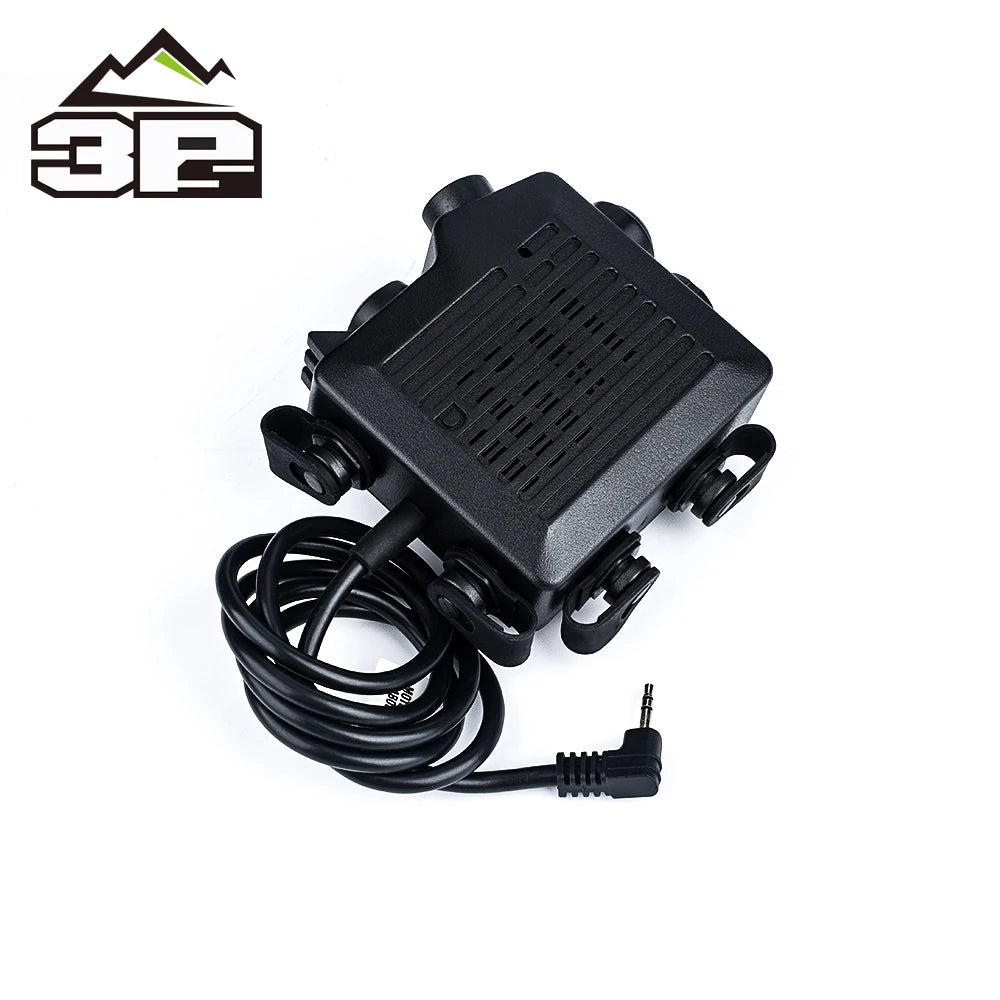 Airsoft Tactical SELEX TACMIC CT5 PTT Headset 2 Button Hunting Walkie Talkie Military Ptt  Kenwood Motorola Phone Icom