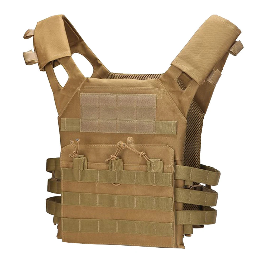 Military Tactical Vest Outdoor Hunting Body Armor Lightweight Combat JPC Molle Plate Carrier Airsoft Vests CS Game Equipment