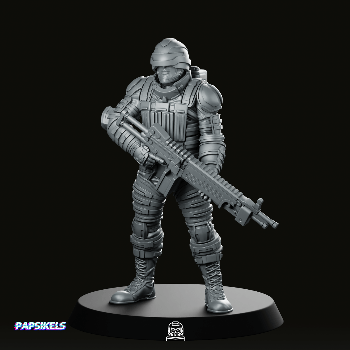 Cobra Army Saw Viper Heavy Machinegunner 1 Miniature