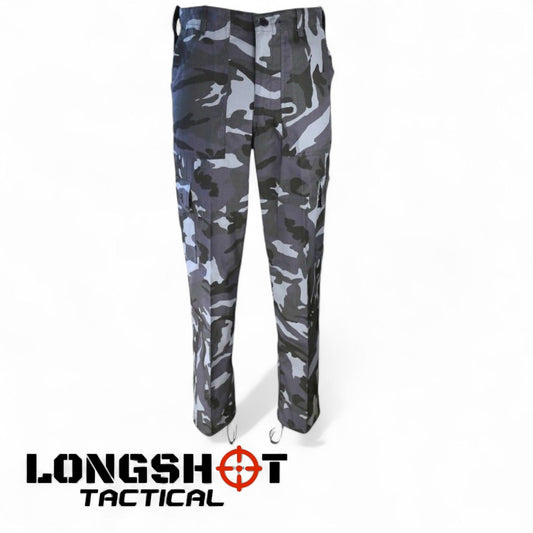 Kombat UK Combat Trousers – Midnight Blue Camo