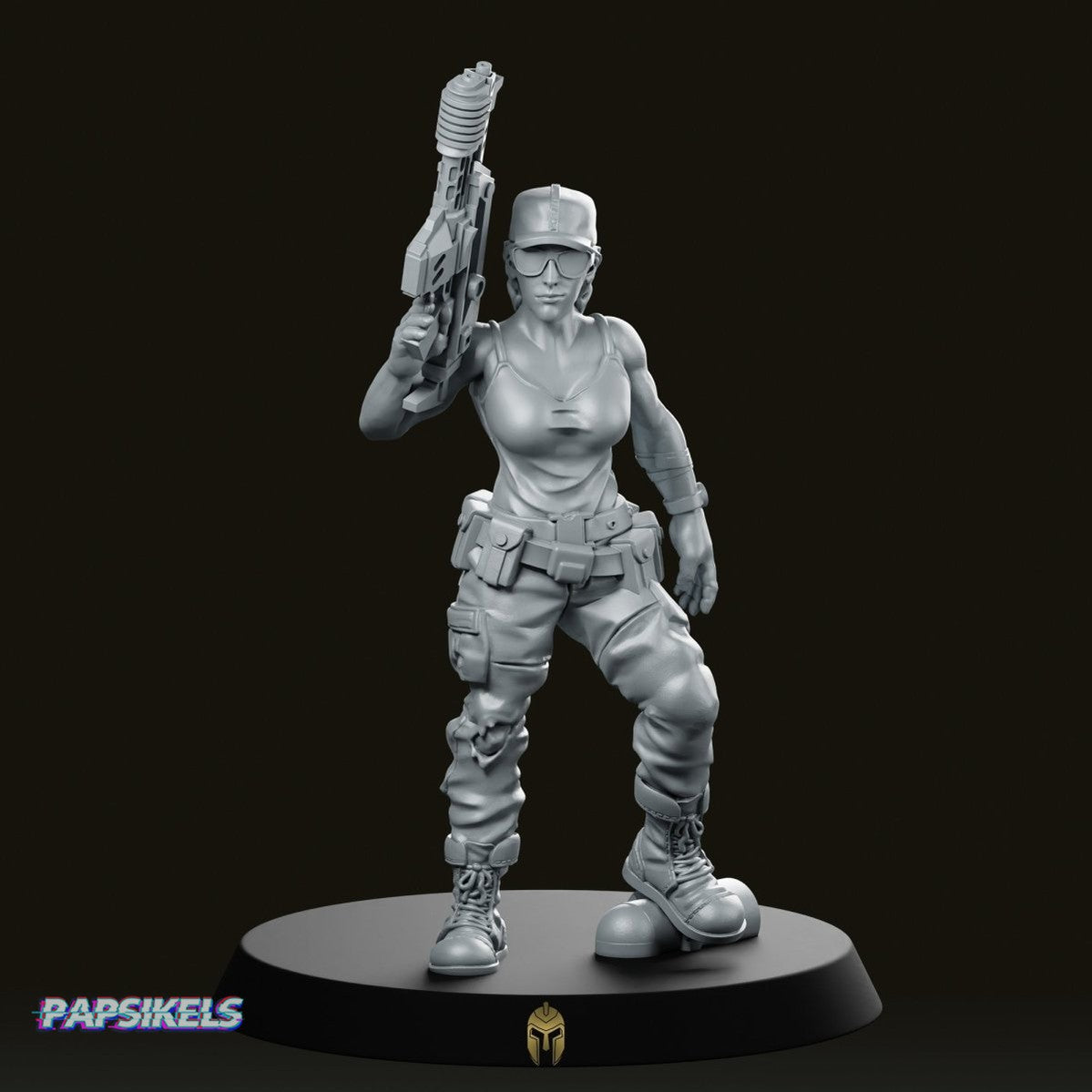 Commando Grace Barrejo Female Miniature