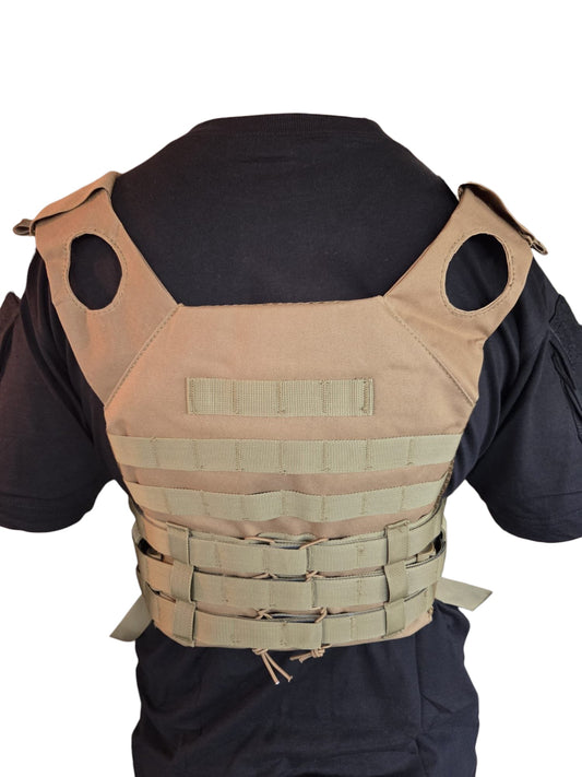Coyote Tan Chest Rig Plate Carrier Vest