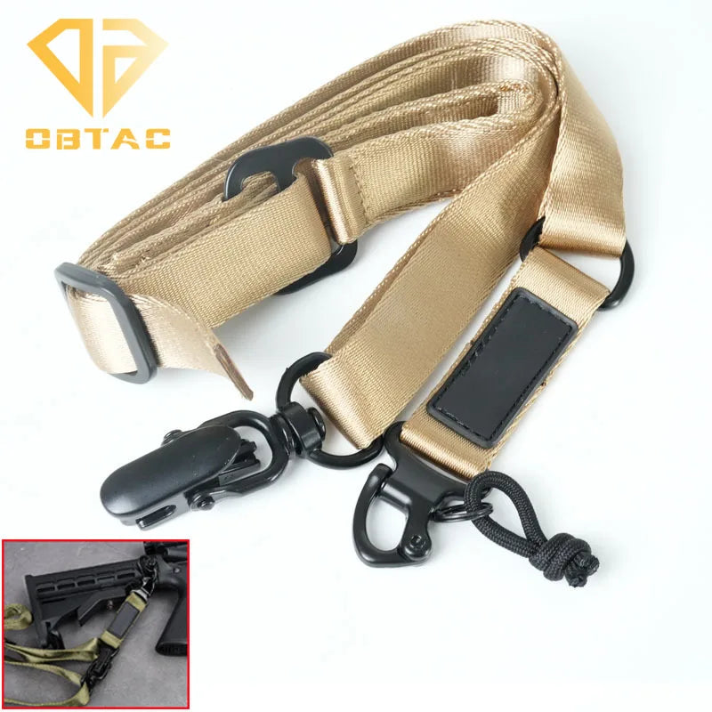 MS2 MS3 MS4 Airsoft Tactical Rifle Sling 2 Point Quick Detach Nylon Adjustable Strap Fit Outdoor Shooting Hunting Accessories