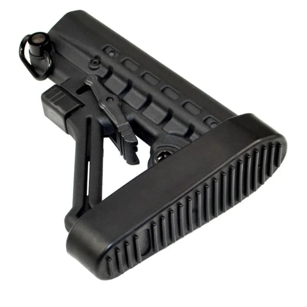 LesGo Rubber AR15 Recoil Pad Ribbed Stealth Buttpad Slip-on Buttstock for Hunting Rifle Gun Butt Protector Extension