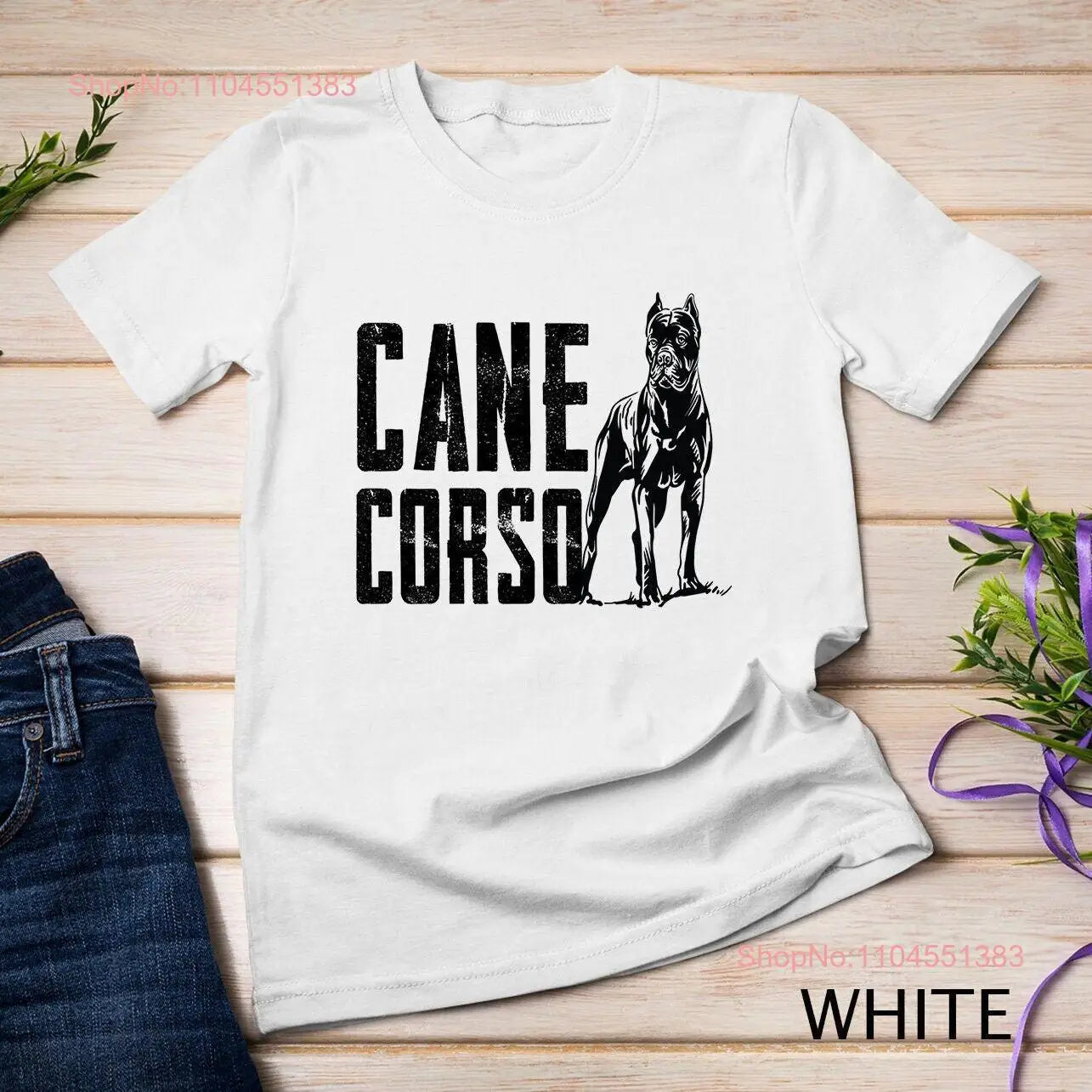 Unisex Cane Corso Dog Hoodie T-shirt Sweatshirt