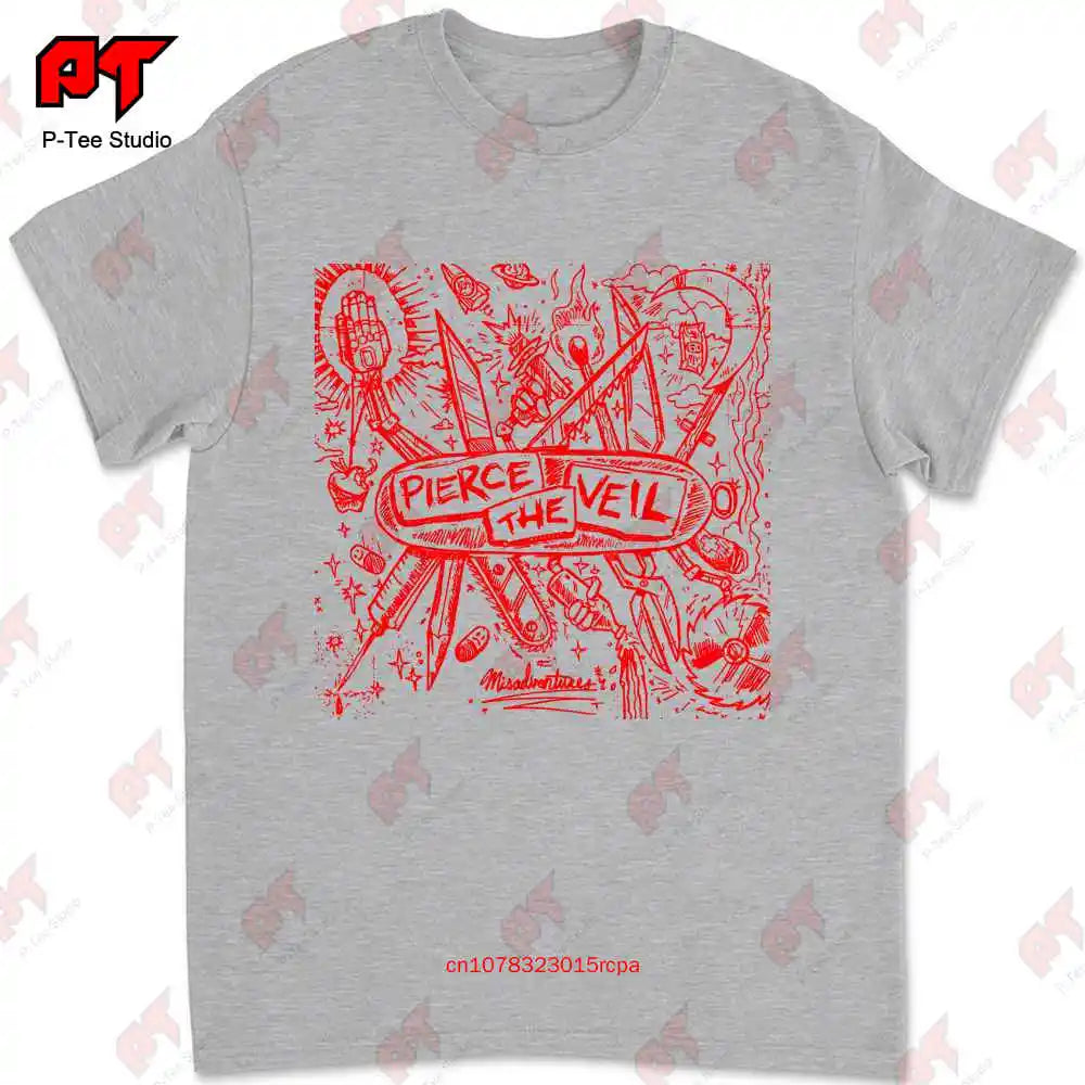 Pierce The Veil T Shirt Metal Music Ptv Misadventures Cotton Xs To 5Xl JZC8