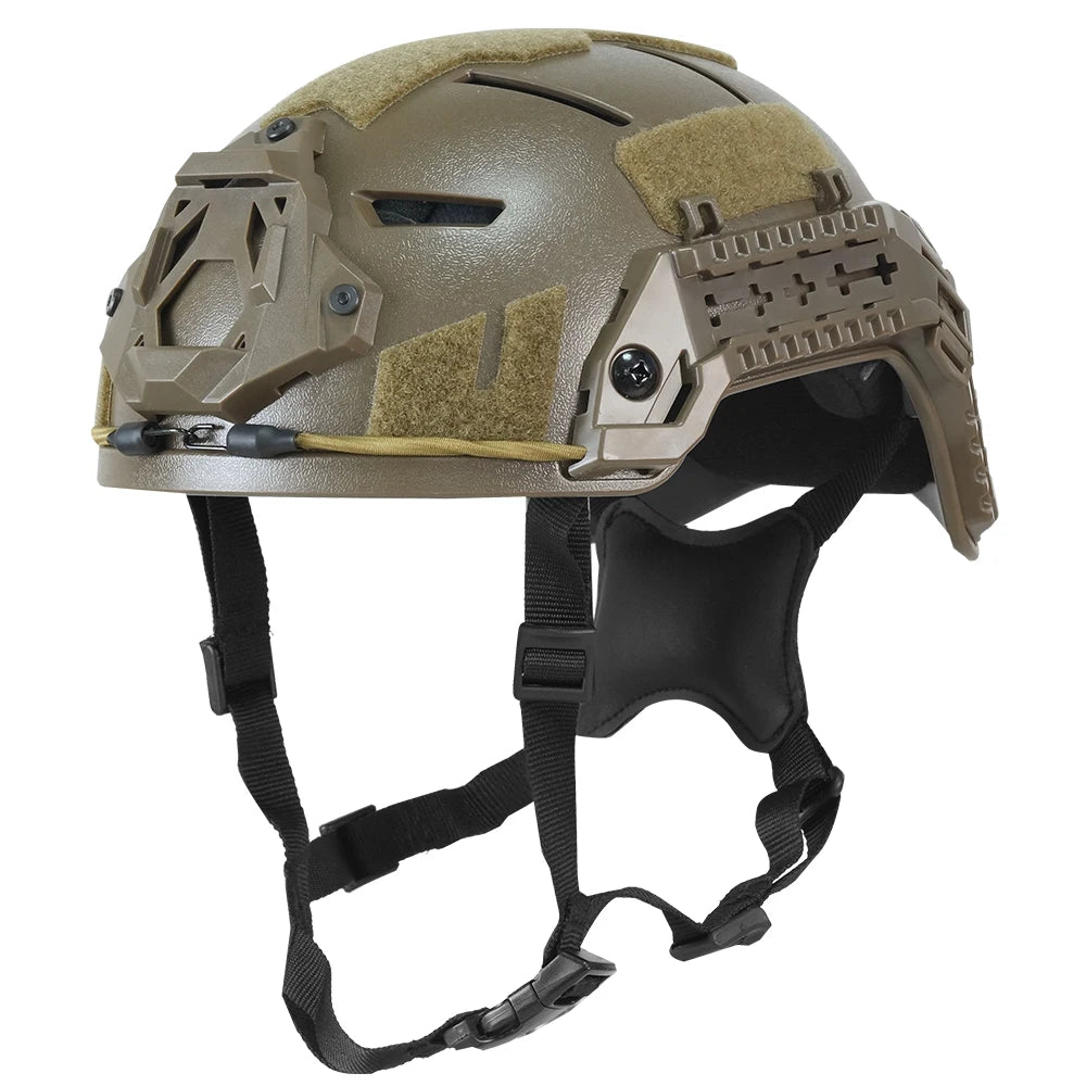 BOOIU Tactical Helmet ABS Child Helmet for Head Circumference 50-55cm Outdoor Sport CS Riding Airsoft Helmets Protect Equipment