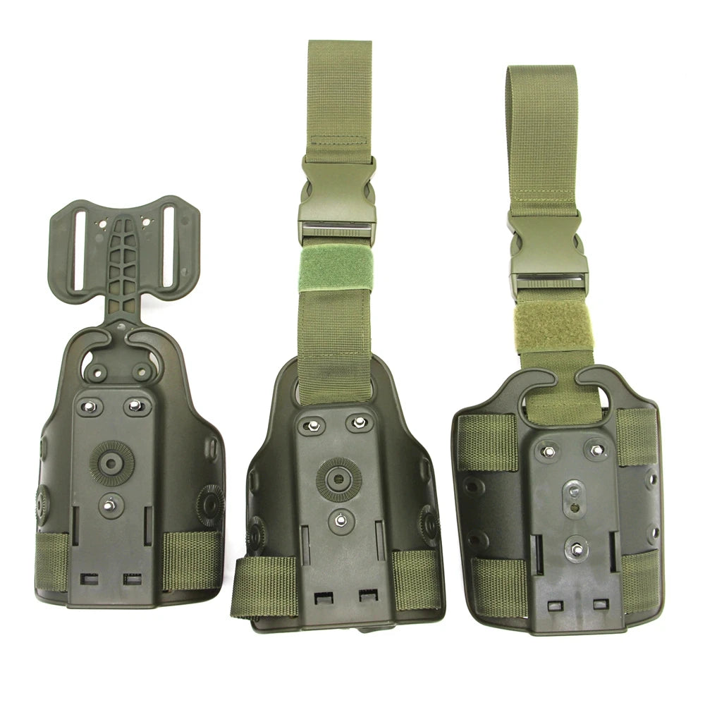 Hunting Gun Accessories Tactical Drop Leg Platform Thigh Holster Paddle Adapter for SIG P226 P220 USP Compact Glock 17