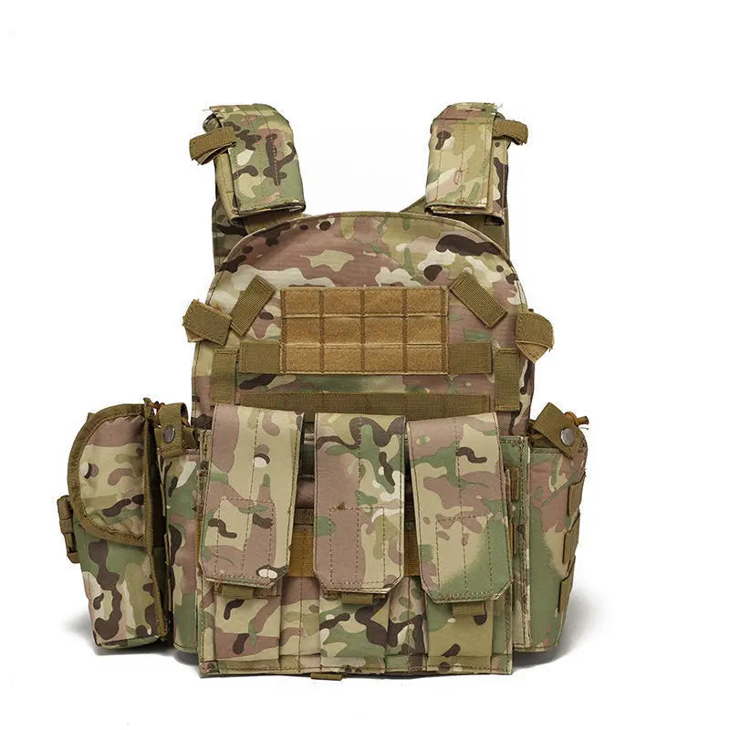 6094 Military Tactical Vest Body Armor Combat Army CS Gear Hunting Plate Carrier Airsoft Accessories Wargame Pouch Molle Vest