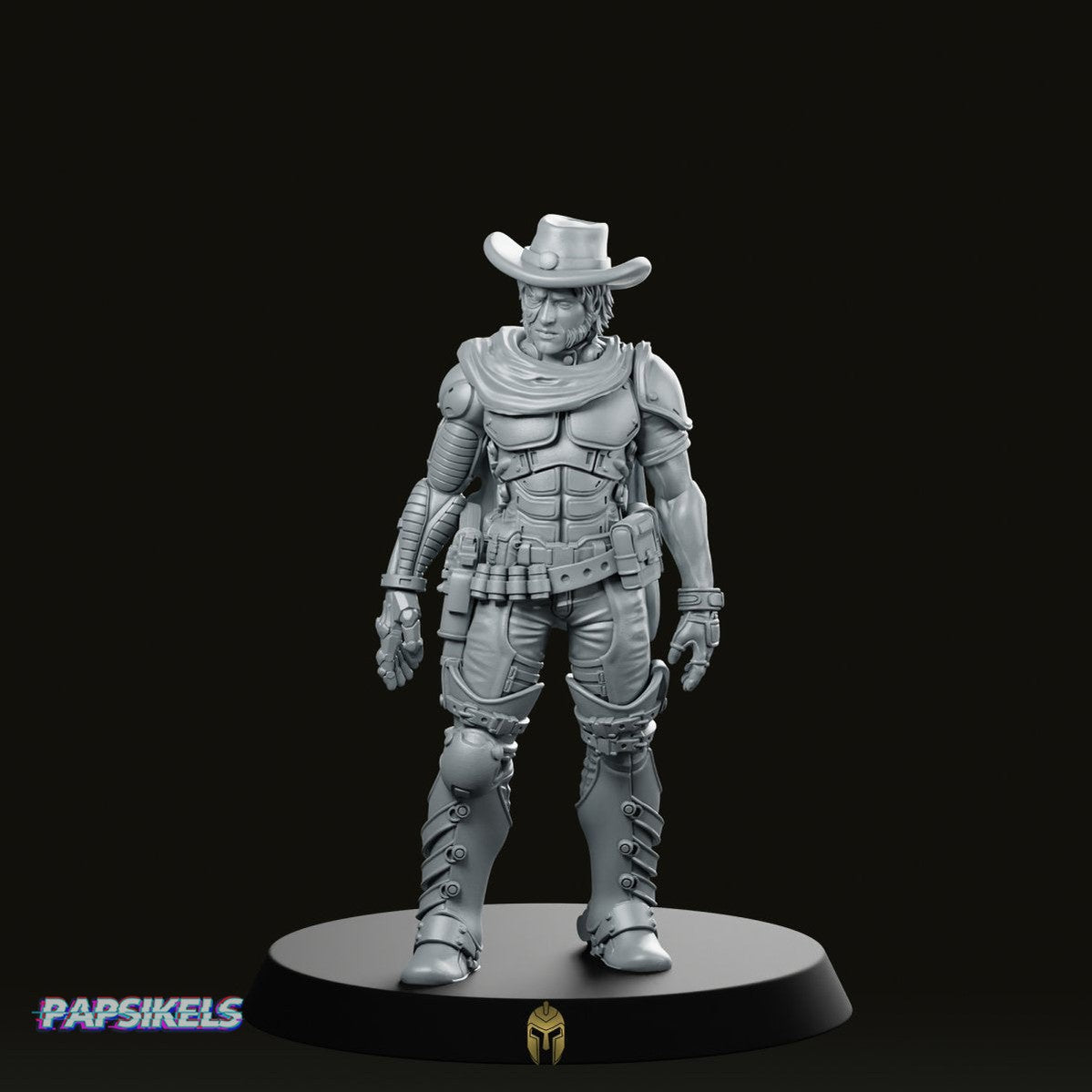 Dead Eye Trevor Cyber Cowboy Miniature
