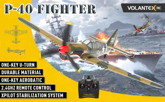 Curtiss P-40 Warhawk "The Jacky C" 2.4GHz 4 Channel RTF RC Plane