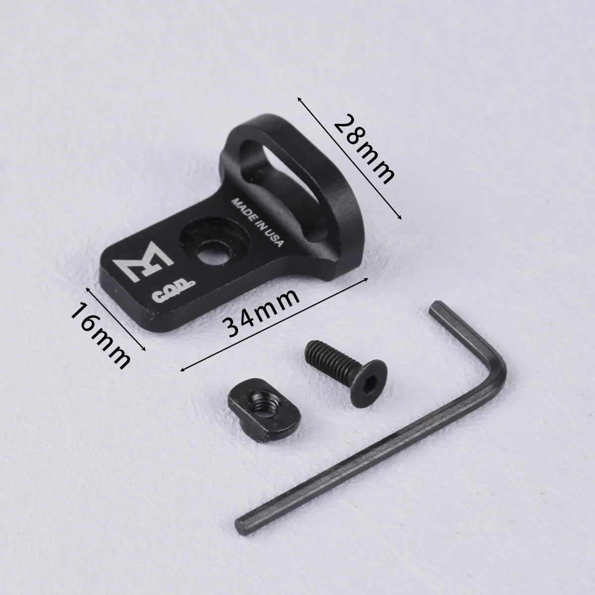 Tactical RSA GBB Buckle QD Swivel Sling Mlok Scope Mount Attachment Adapter Pictinny Rail Hunting Airsoft Rifle Accessories