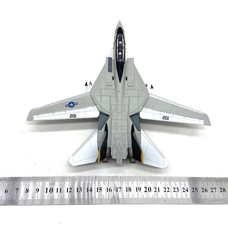 1:100 Scale F-14 Super Flanker Jet Diecast Display Model