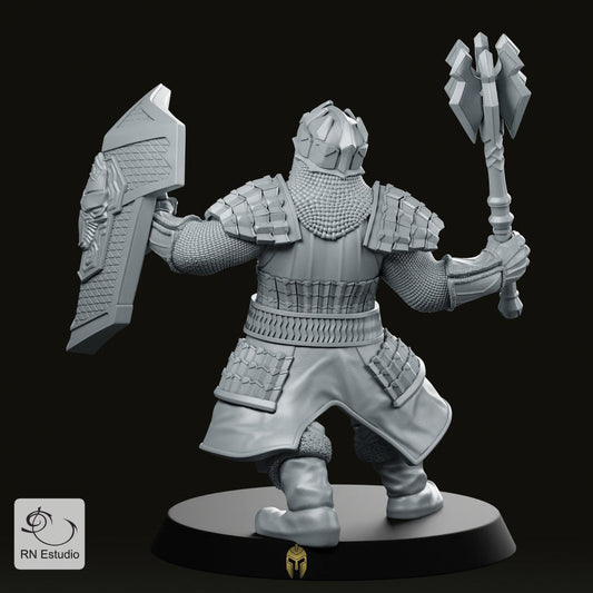 Dwarf Mace Miniature