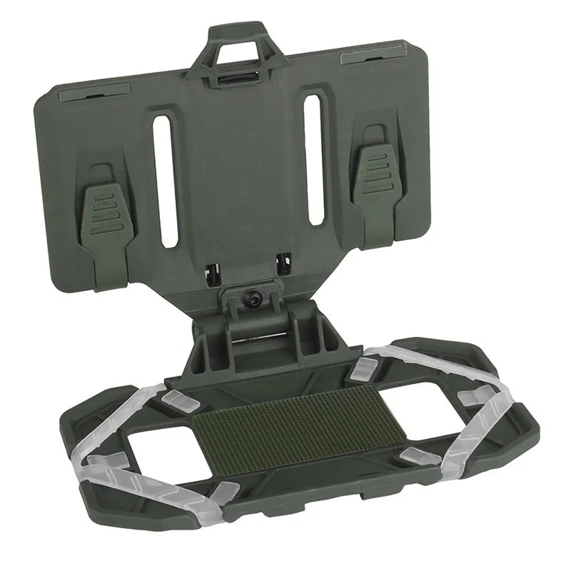 Tactical vest MOLLE folding navigation board CS military Airsoft Gear Molle tablet phone holder hunting chest bag map bag