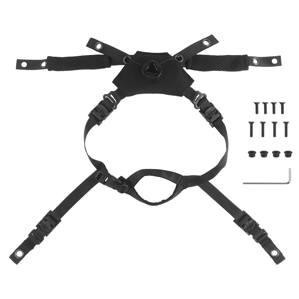 Tactical Wendy3.0 Helmet Chin Strap Suspension System Adjustable M-LOK FAST MICH Hunting Airsoft Helmet Replacement Accessory