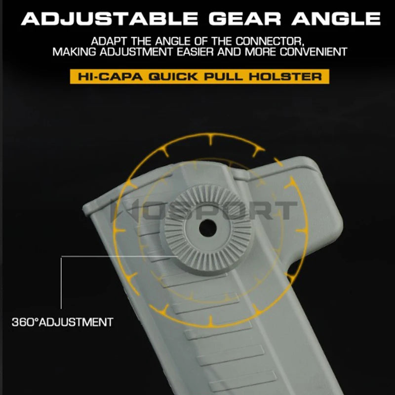 Tactical Gun Holster HI-CAPA Holster for STI2011 HI-CAPA Tokyo Marui/WE/KWA/KJW Pistol  Airsoft Belt Holster Hunting accessories