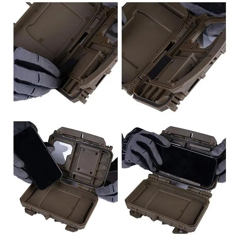 Tactical Phone Case Universal Phone Molle Holder Pouch For Map Navigation Airsoft Hunting Vest Plate Carrier Accessory