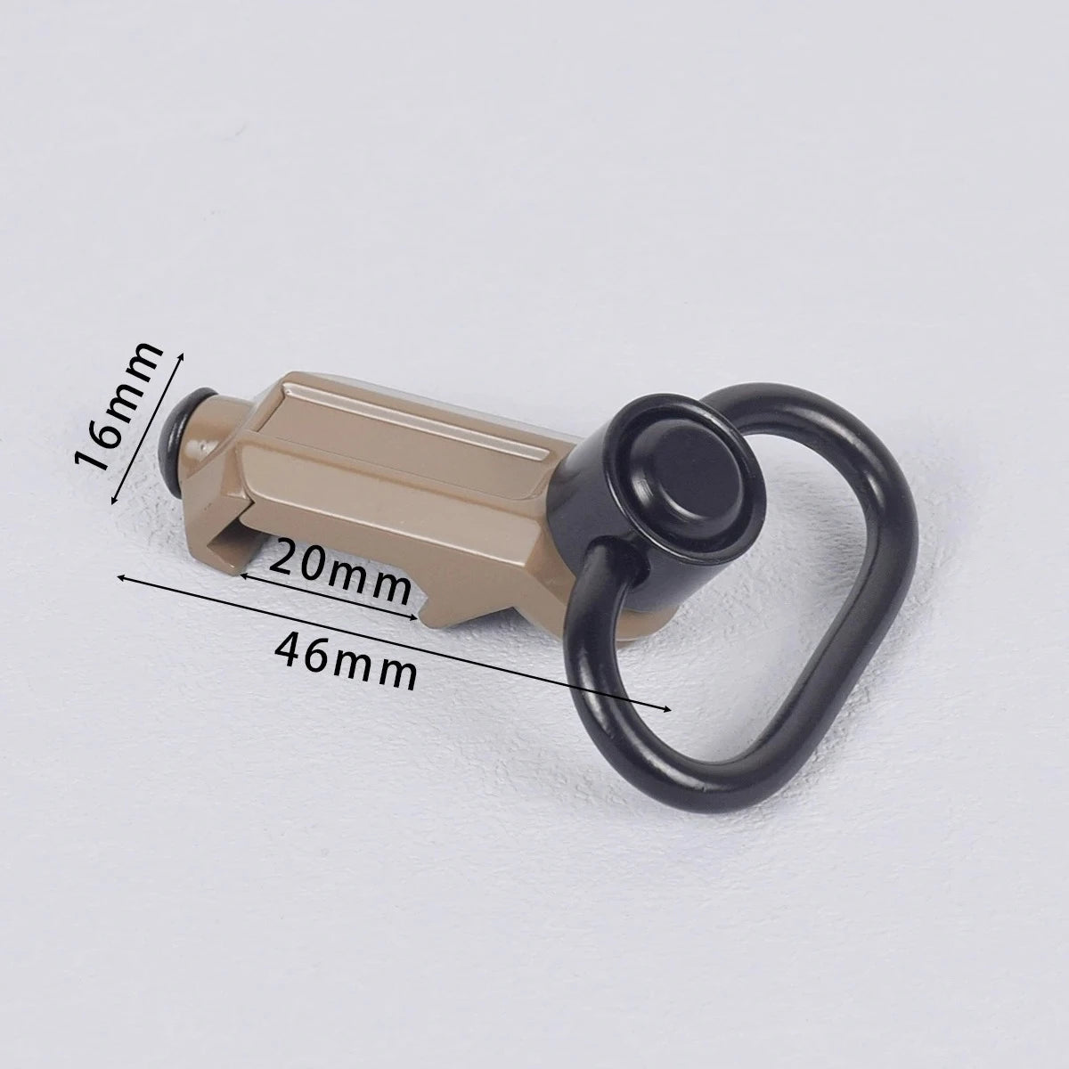 Tactical RSA GBB Buckle QD Swivel Sling Mlok Scope Mount Attachment Adapter Pictinny Rail Hunting Airsoft Rifle Accessories