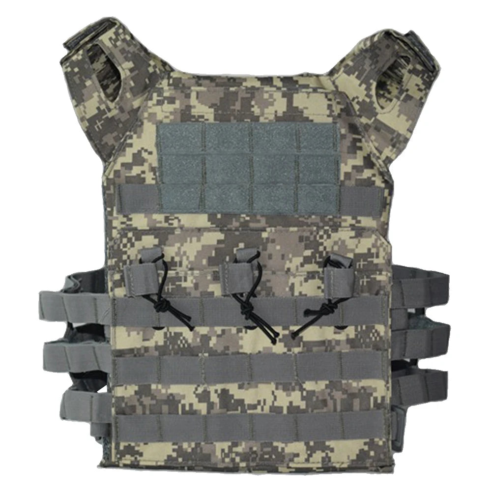 Military Tactical Vest Outdoor Hunting Body Armor Lightweight Combat JPC Molle Plate Carrier Airsoft Vests CS Game Equipment