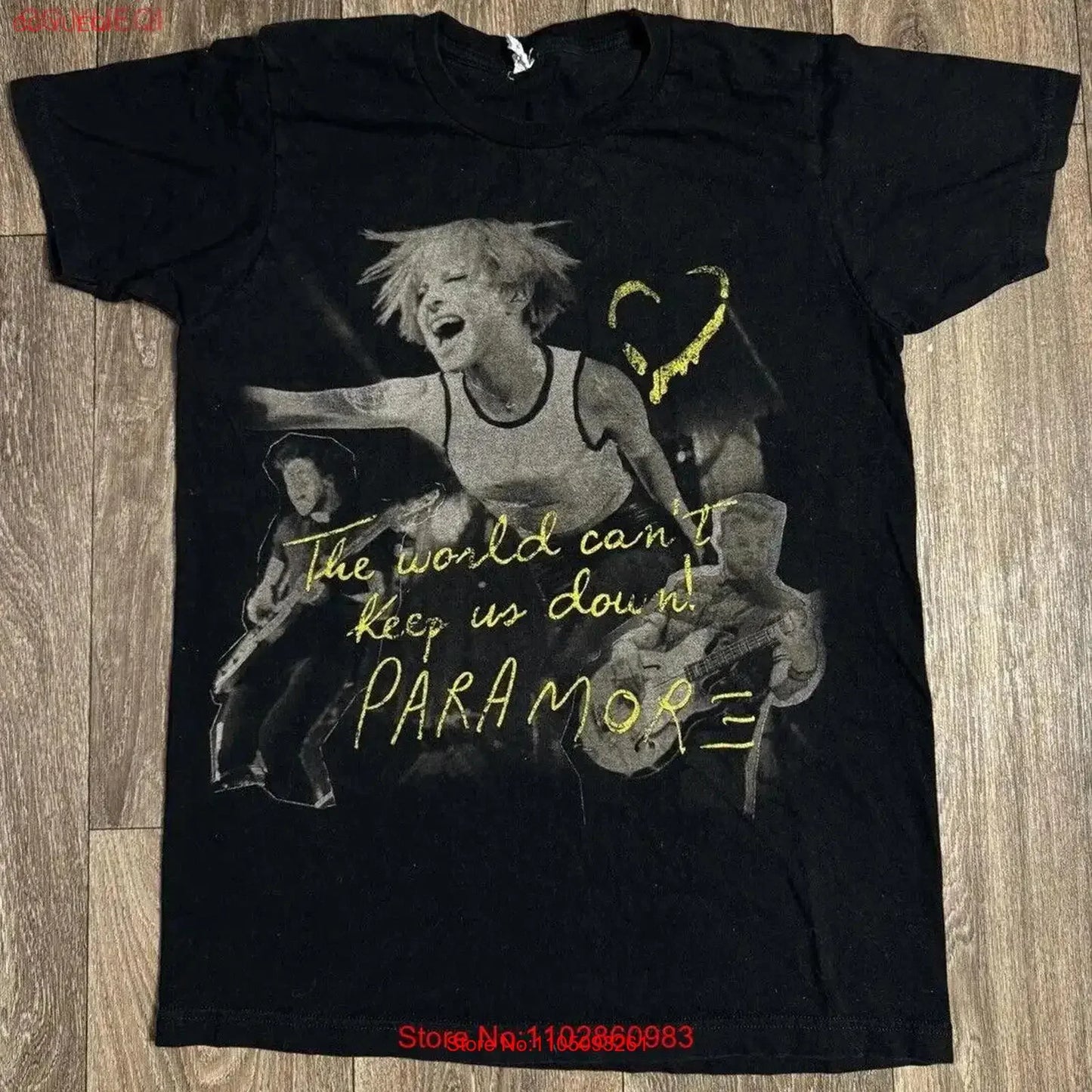 Vintage Y2K Paramore Hayley Williams Punk Pop Rock 2000s Concert Band T Shirt M vintage Washed Versatile designer clothes