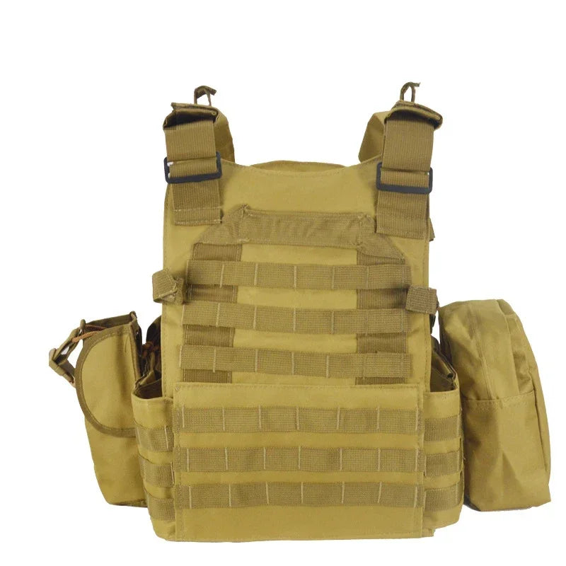 6094 Military Tactical Vest Body Armor Combat Army CS Gear Hunting Plate Carrier Airsoft Accessories Wargame Pouch Molle Vest
