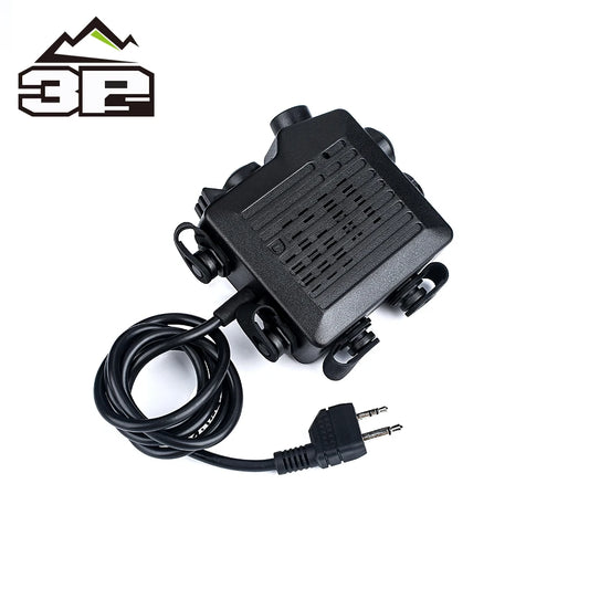 Airsoft Tactical SELEX TACMIC CT5 PTT Headset 2 Button Hunting Walkie Talkie Military Ptt  Kenwood Motorola Phone Icom