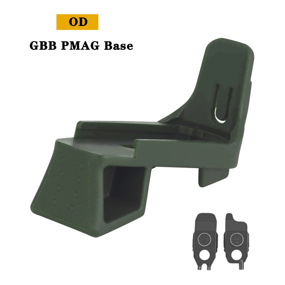 Tactical Airsoft GBB PMAG Magazine Base Quick-Pull Prone Support With PEQ Night Vision Scope Adjustment Tool For Shooting Drill