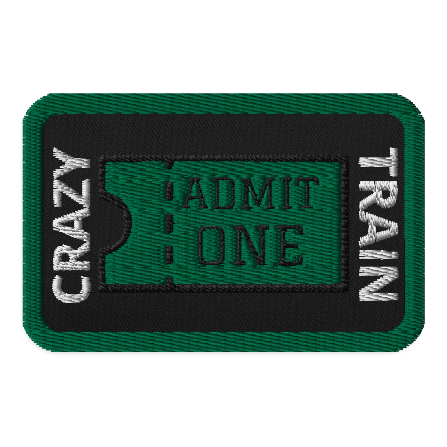 Meme Patches: Crazy Train Ticket-0