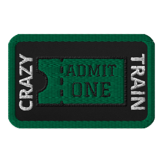 Meme Patches: Crazy Train Ticket-0