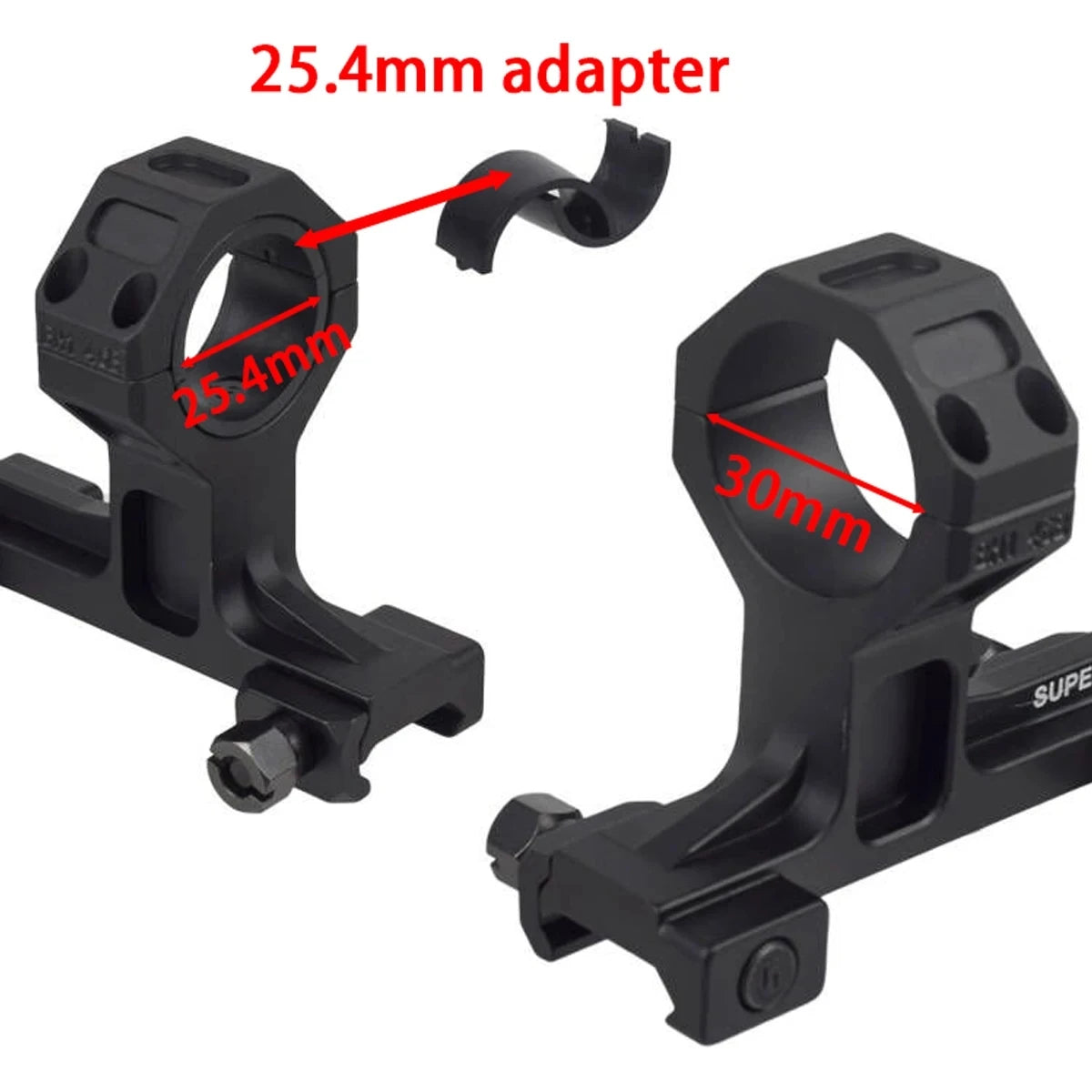 Tactical GEISSELE Automatics AR15 Scope Mount For 30mm 25.4mm Optical Sight Mount Riflescope 1.54 1.93 Mount For 20mm Rail