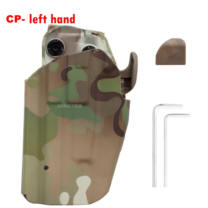 Quick Release Tactical Belt Holster for GLOCK 17, 20, 21, 22, 31, 37 Pistols Hunting Paintball Durable Molle Gun Holster Case