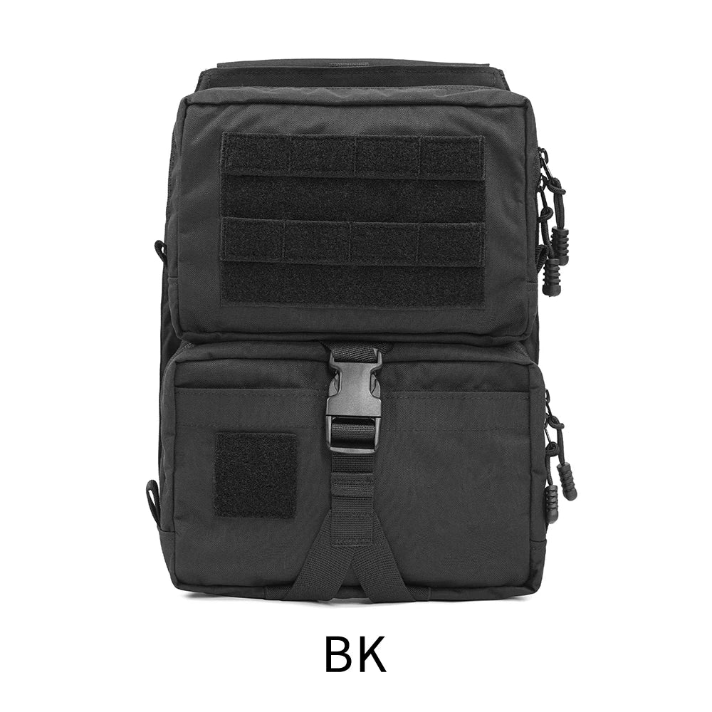 Tactical Vest Backboard Bag for Mayflower Scarab Quick Release Molle Medical Water Bag Airsoft Huting Accessory Wargame Gear