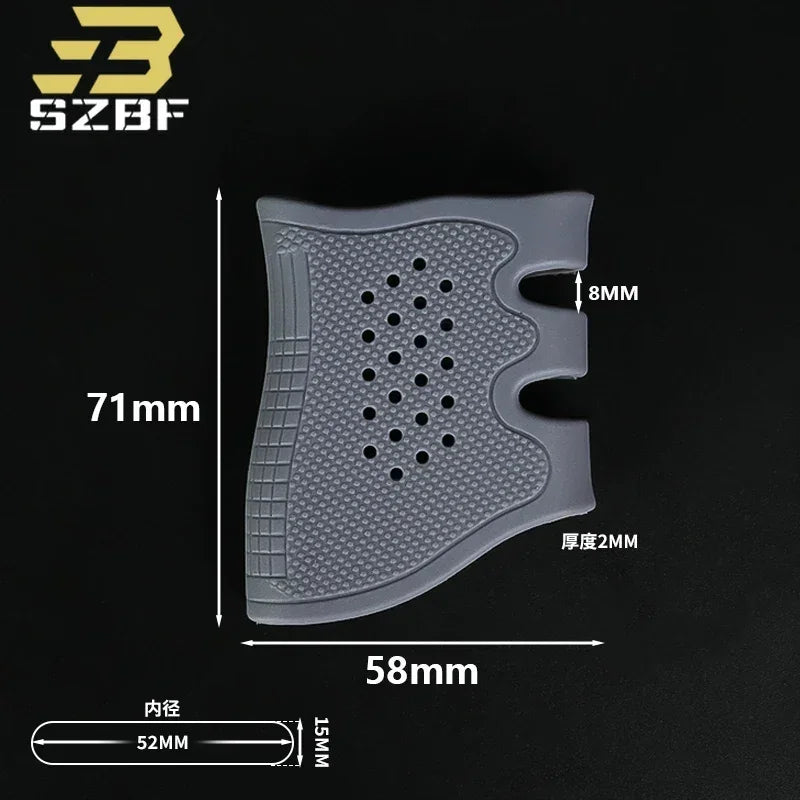 Tactical Rubber Grip Cover Handle Glove Fit AR15 HK416 G17 G18 G19 Weapon Anti Slip Protect Cover Airsoft Hunting Accessories