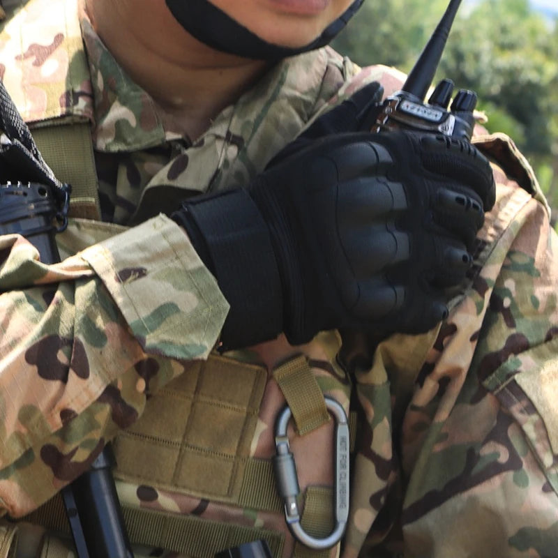 Men's Tactical Gloves Pro Sports Gloves Touch Screen Outdoor Hunting Hiking Combat Airsoft Full Finger Shooting Gloves Women