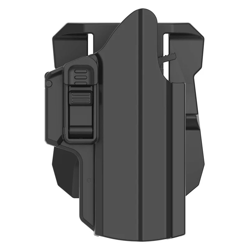 TEGE Universal Polymer IPSC Holster 360 Degree Rotate Low Ride Paddle OWB Holster for Glock 19 17 45 Beretta Apx Walther CZ P07
