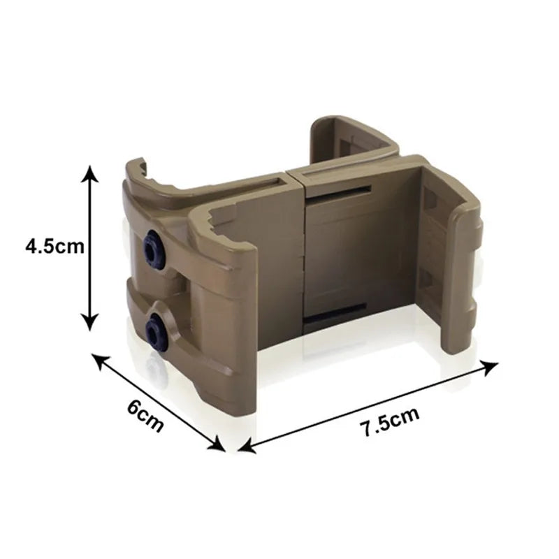 New Dual Magazine Multifunction Coupler Polyester Clip Pouch AR15 M4 MAG59 Outdoor Coupler Clamp Parallel Link Hunting Gear