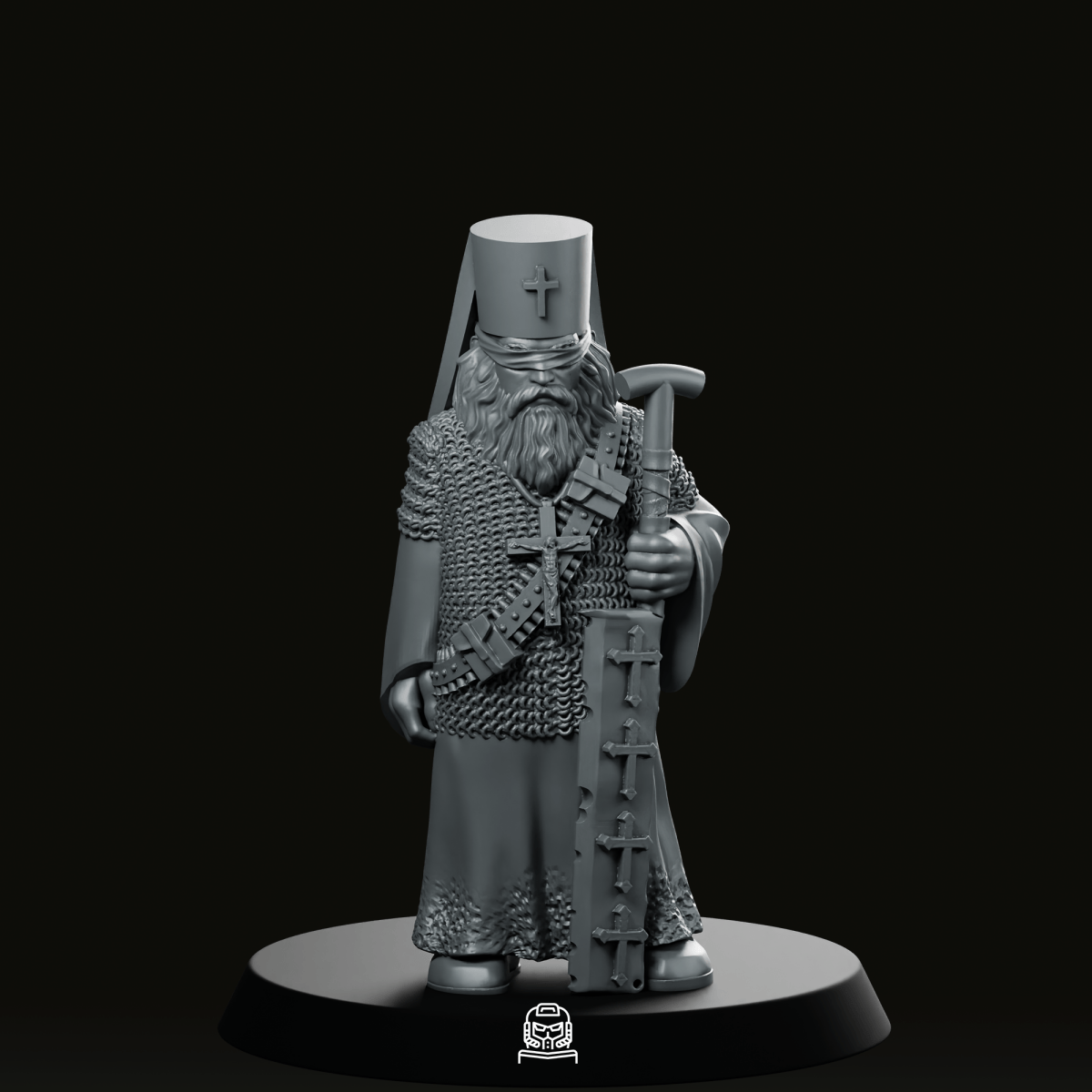 Trench Crusade Fanatic Priest With Sword 2 Miniature