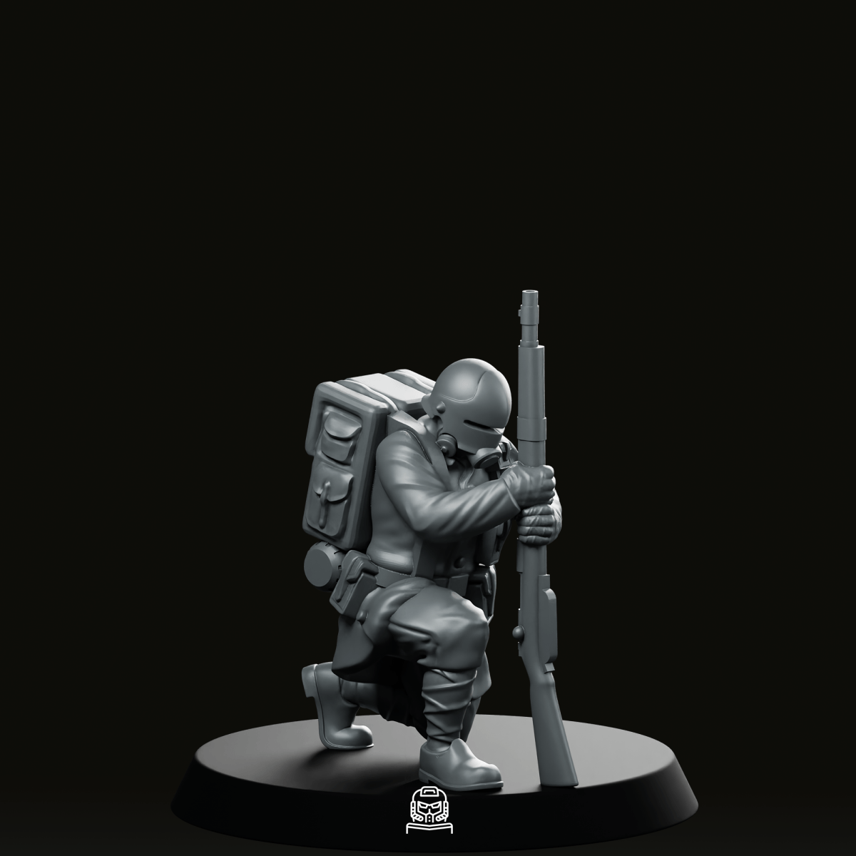 Trench Crusade Fanatic Trooper Praying Miniature