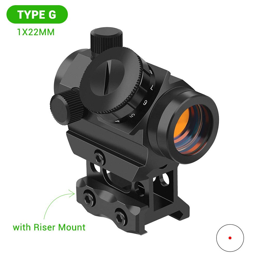 1x30/1x40/2x40 Red/Green Dot Sight Airsoft-14