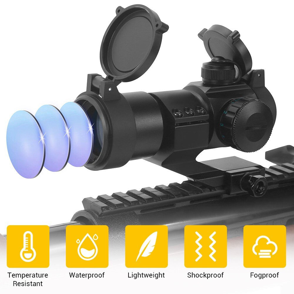1x30mm Tactical Red Dot Reflex Sight Riflescope Airsoft-4