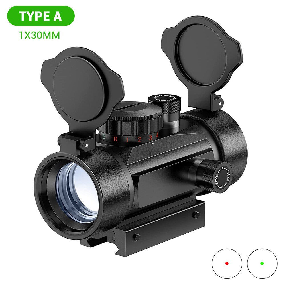 1x30/1x40/2x40 Red/Green Dot Sight Airsoft-6