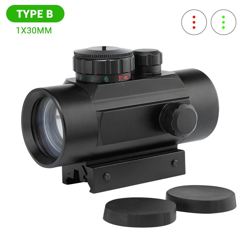 1x30/1x40/2x40 Red/Green Dot Sight Airsoft-7